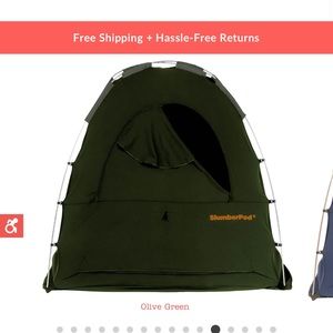 Brand new slumberpod in olive green